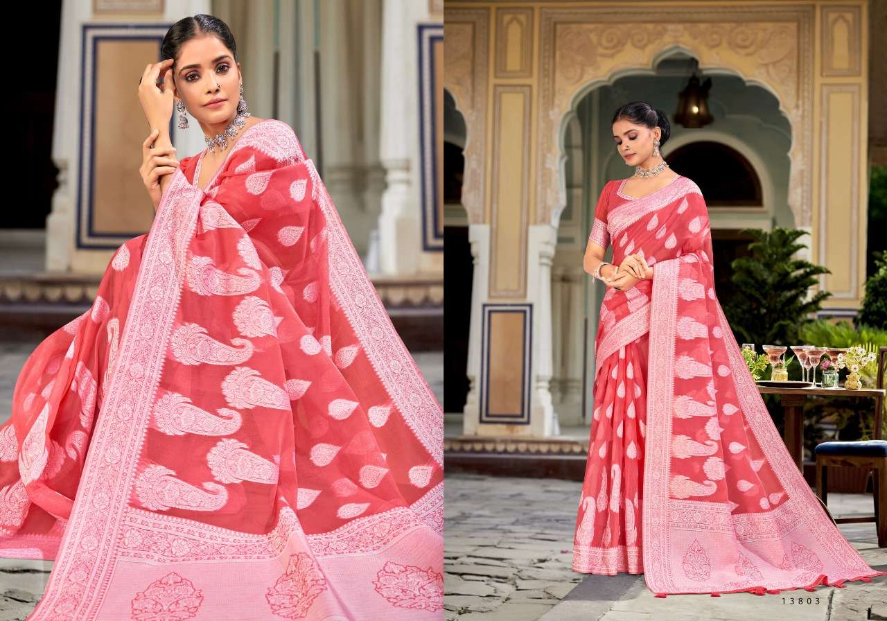 Saroj sarees presents Sananda Vol-4 soft cotton sarees in surat
