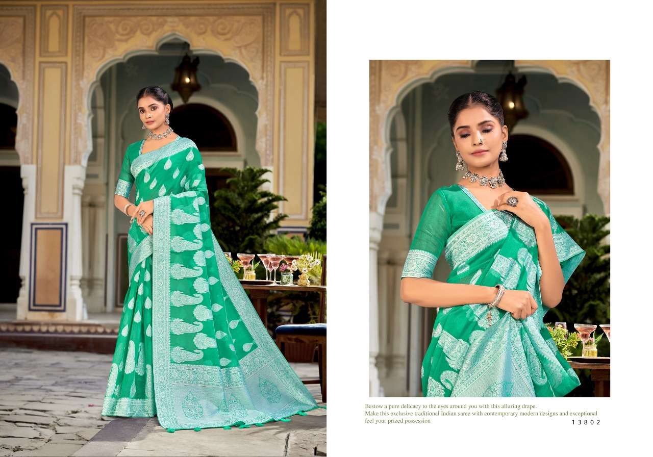 Saroj sarees presents Sananda Vol-4 soft cotton sarees in surat