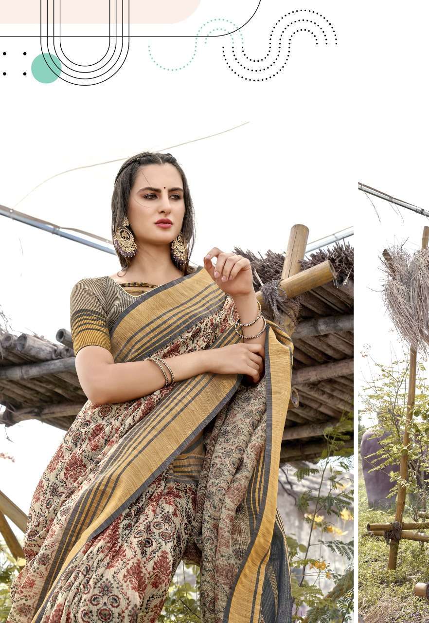 SHAKUNT WEAVES MEENA LINEN SAREE ONLINE SUPPLIER