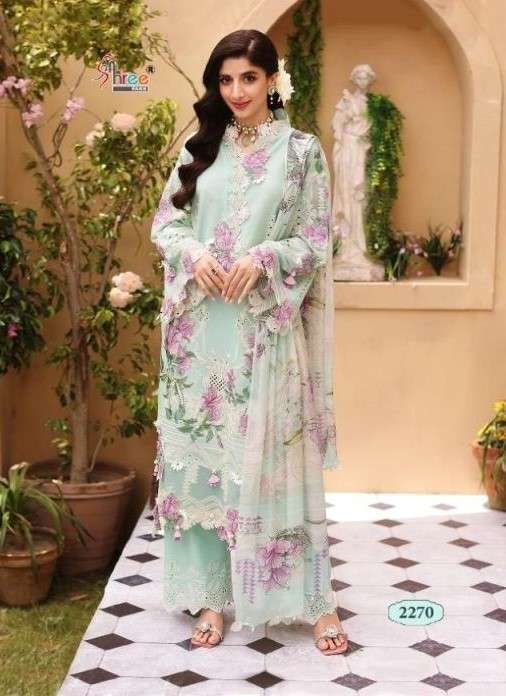 SHREE ELAF SUMMER COLLECTION VOL 3 PURE COTTON EMBROIDERY PAKISTANI SALWAR SUITS COLLECTION