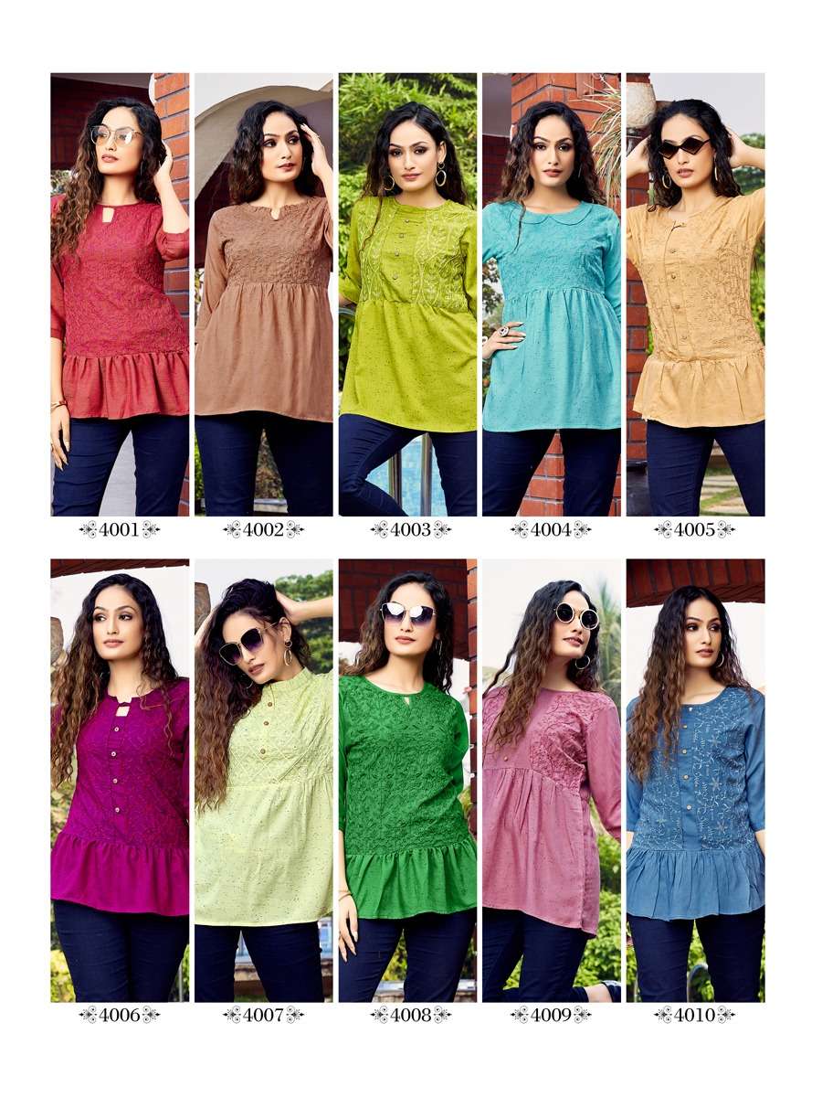 Shrusti short tops by ARTRIDDHS 