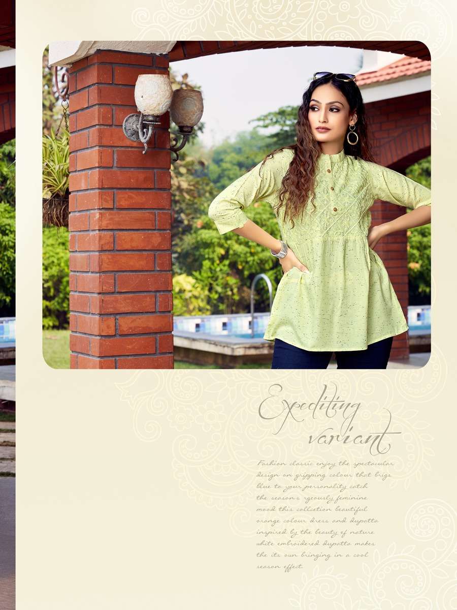 Shrusti short tops by ARTRIDDHS 