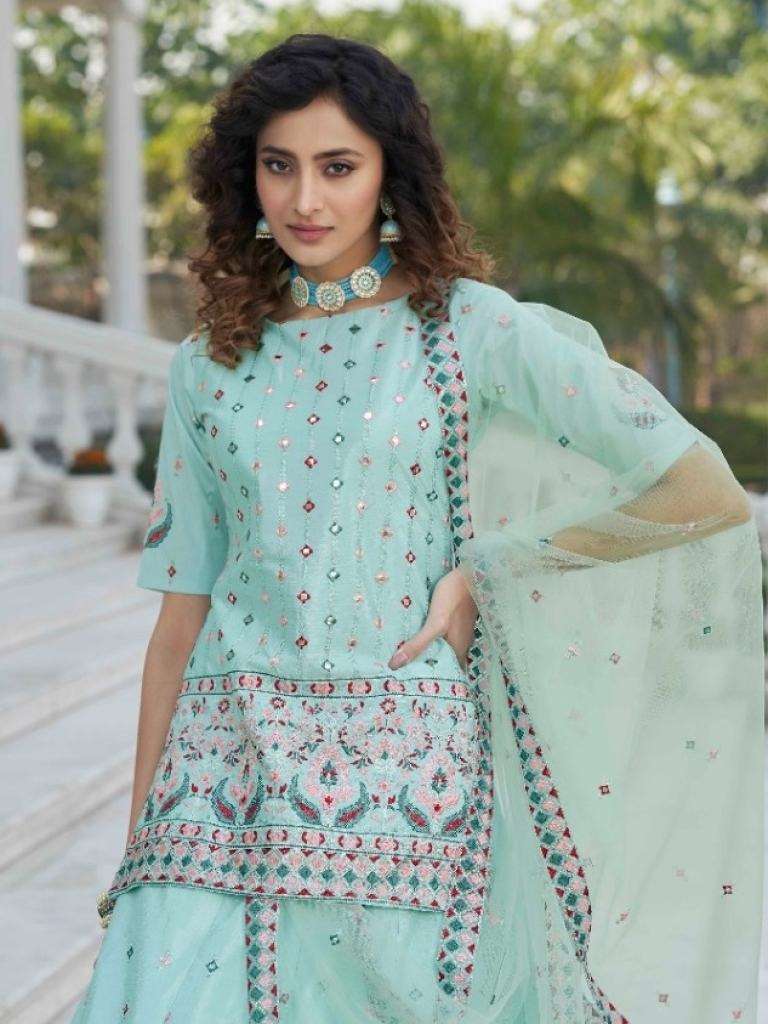 SKY CHINON CHIFFON SEQUENCE EXCLUSIVE LEHENGA CHOLI COLLECTION