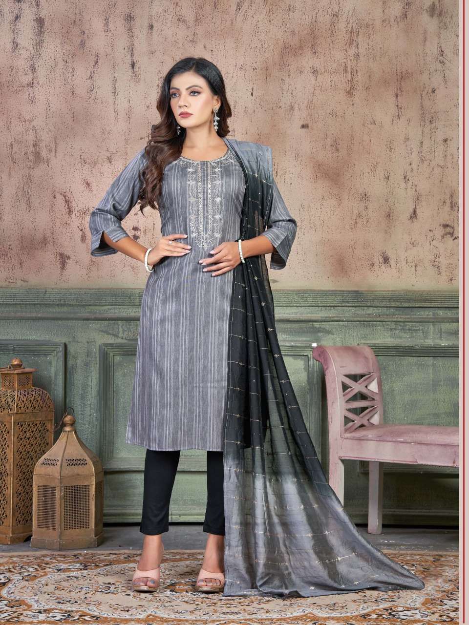 SOBHIYA  KURTI WITH PANT & DUPATTA CATLOG