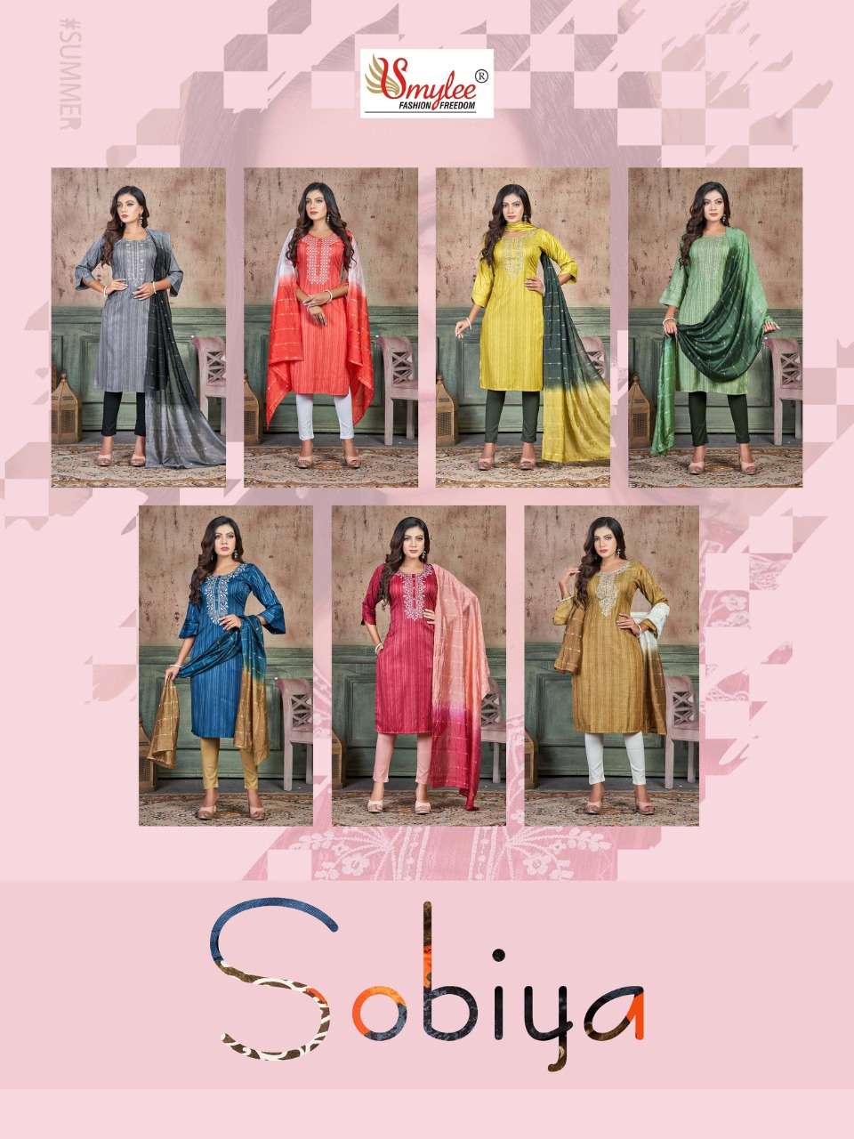 SOBHIYA  KURTI WITH PANT & DUPATTA CATLOG