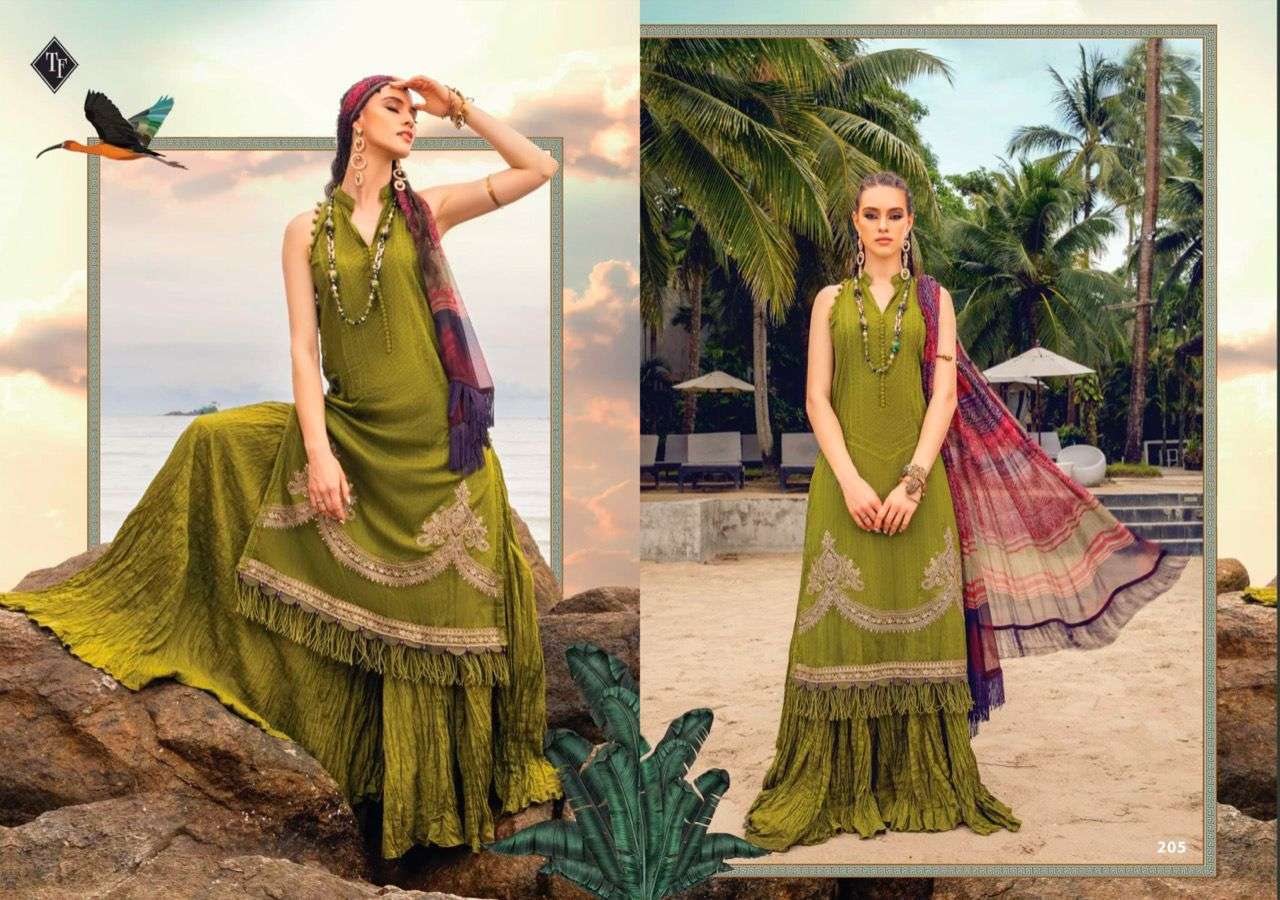 TANISHK FASHION M PRINT MARIA B FANCY SALWAR KAMEEZ