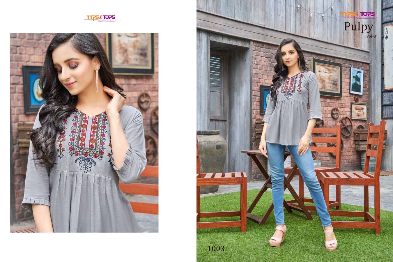 TIPS AND TOPS PULPY VOL 8 LAUNCHING NEW CATALOG WHOLESALER SURAT