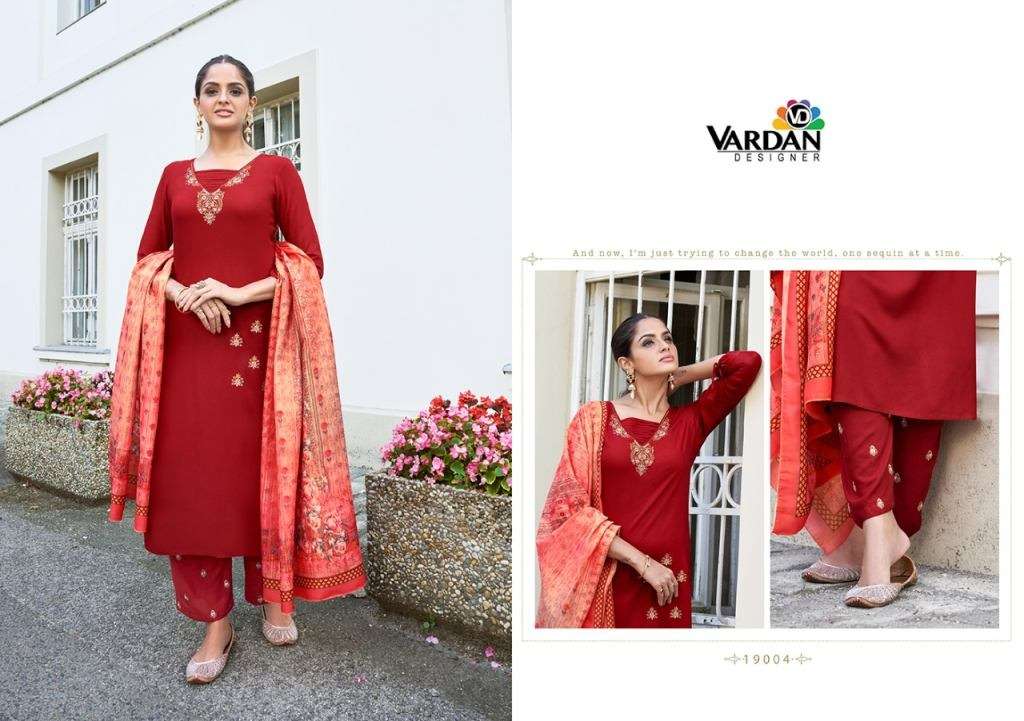 VARDAN SARSHIYA VOL 2 EXCLUSIVE READY MADE TOP BOTTOM WITH DUPATTA
