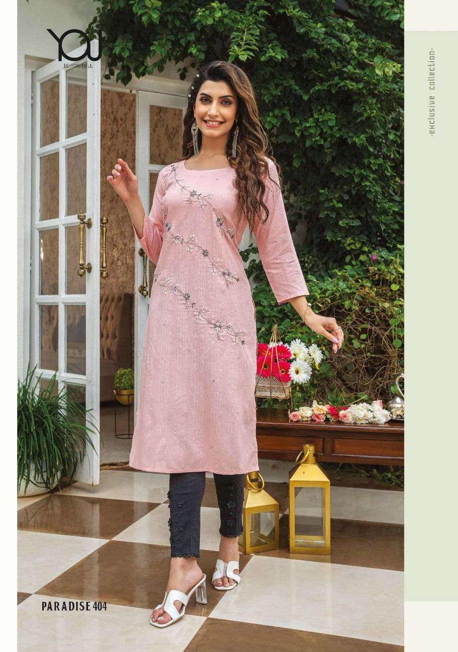 Wanna®️ ProductLaunch New Super Fancy Rayon Hand Work Kurti With Pant Catalogue name :