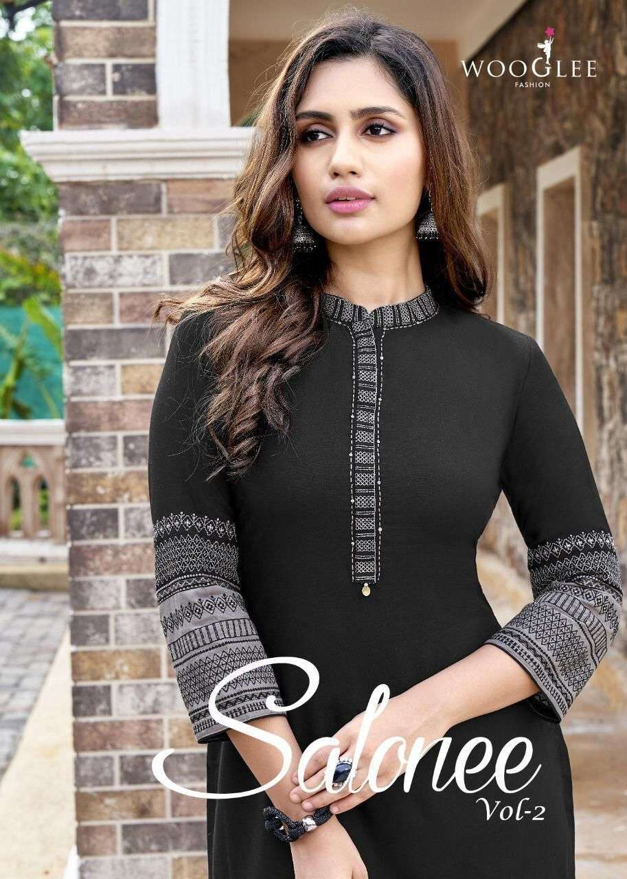 WOOGLEE SALONEE VOL 2 Catalogue Office wear Kurtis wholesale