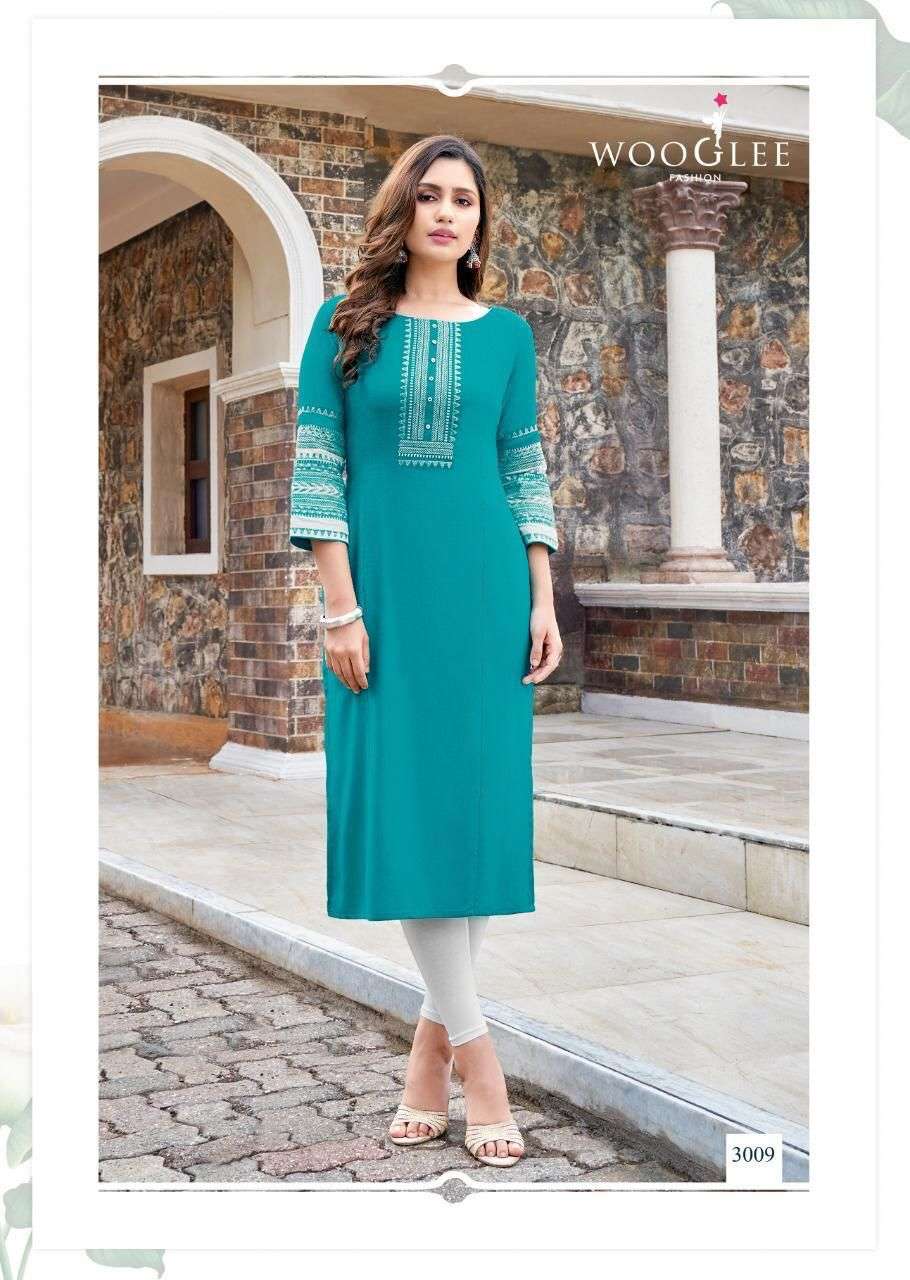 WOOGLEE SALONEE VOL 2 Catalogue Office wear Kurtis wholesale