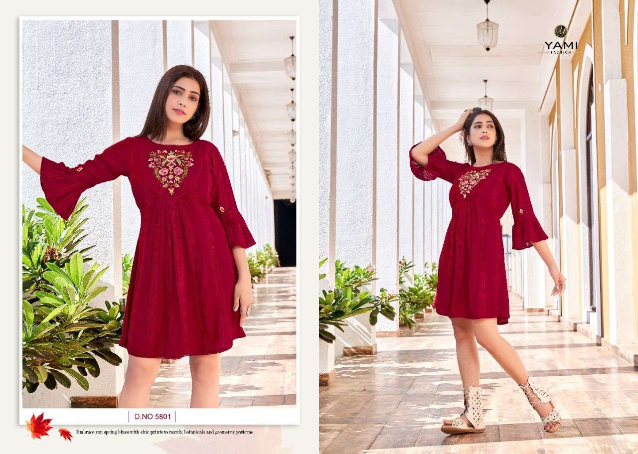 YAMI TUNE EXCLUSIVE FANCY LADIES SHORT TOPS COLLECTION