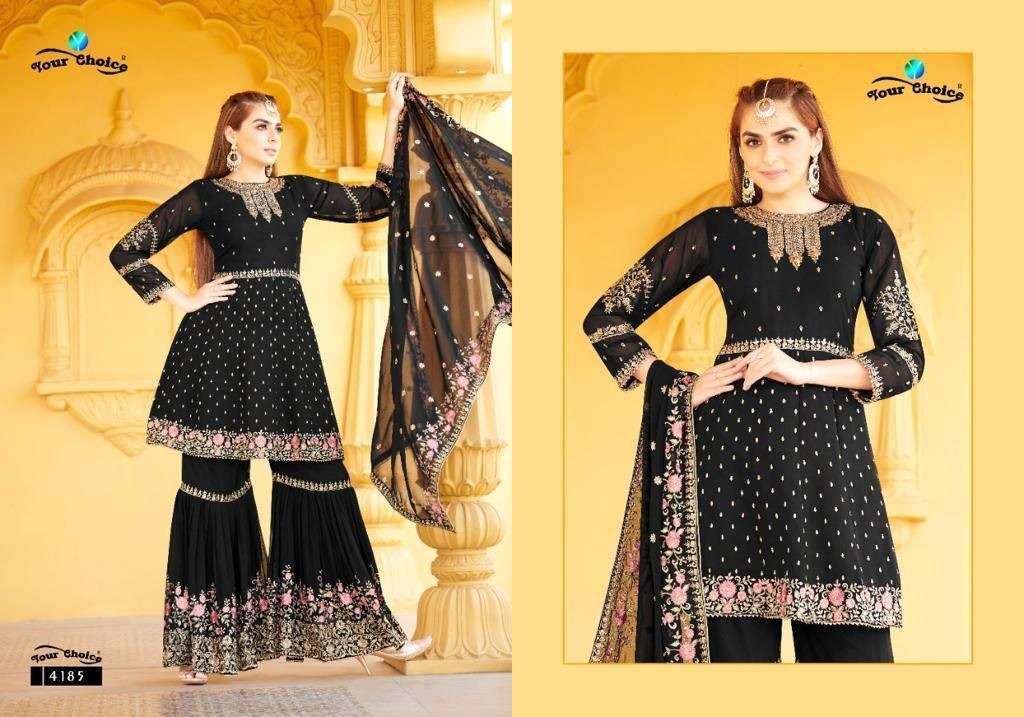 YOUR CHOICE ZARAA VOL 11 GEORGETTE EMBROIDERY DESIGNER SALWAR SUITS