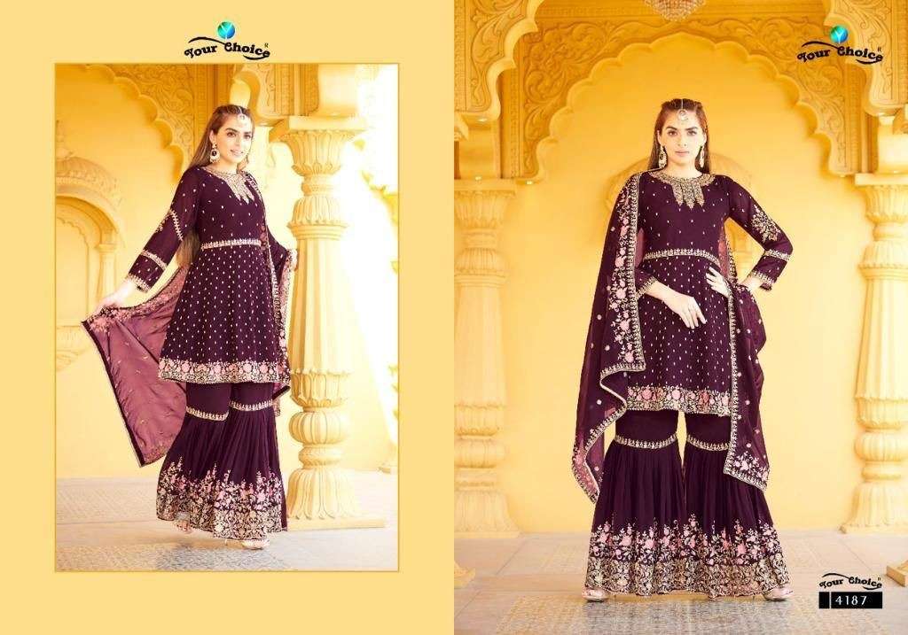 YOUR CHOICE ZARAA VOL 11 GEORGETTE EMBROIDERY DESIGNER SALWAR SUITS