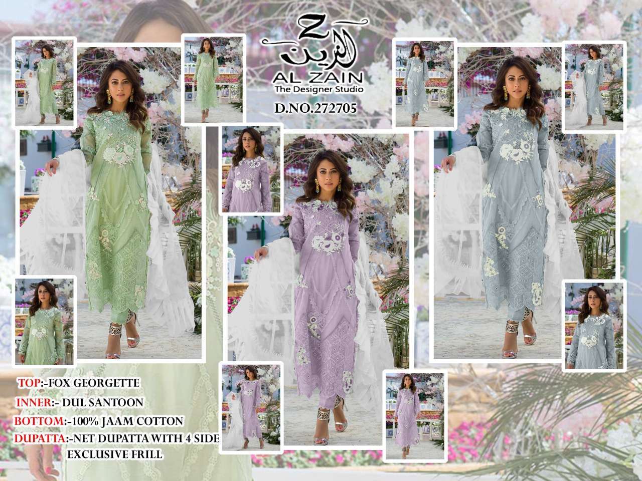 AM VOL 73 BY LAIBA DESIGNER GEORGETTE PAKISTANI READYMADE SUITS