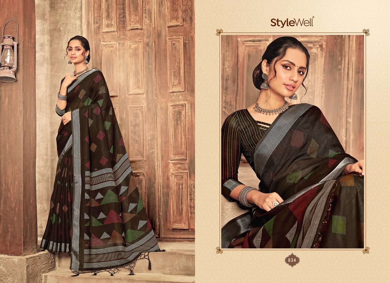 ANUPAMA VOL 3 BY STYLEWELL LINEN DESIGNER SAREES