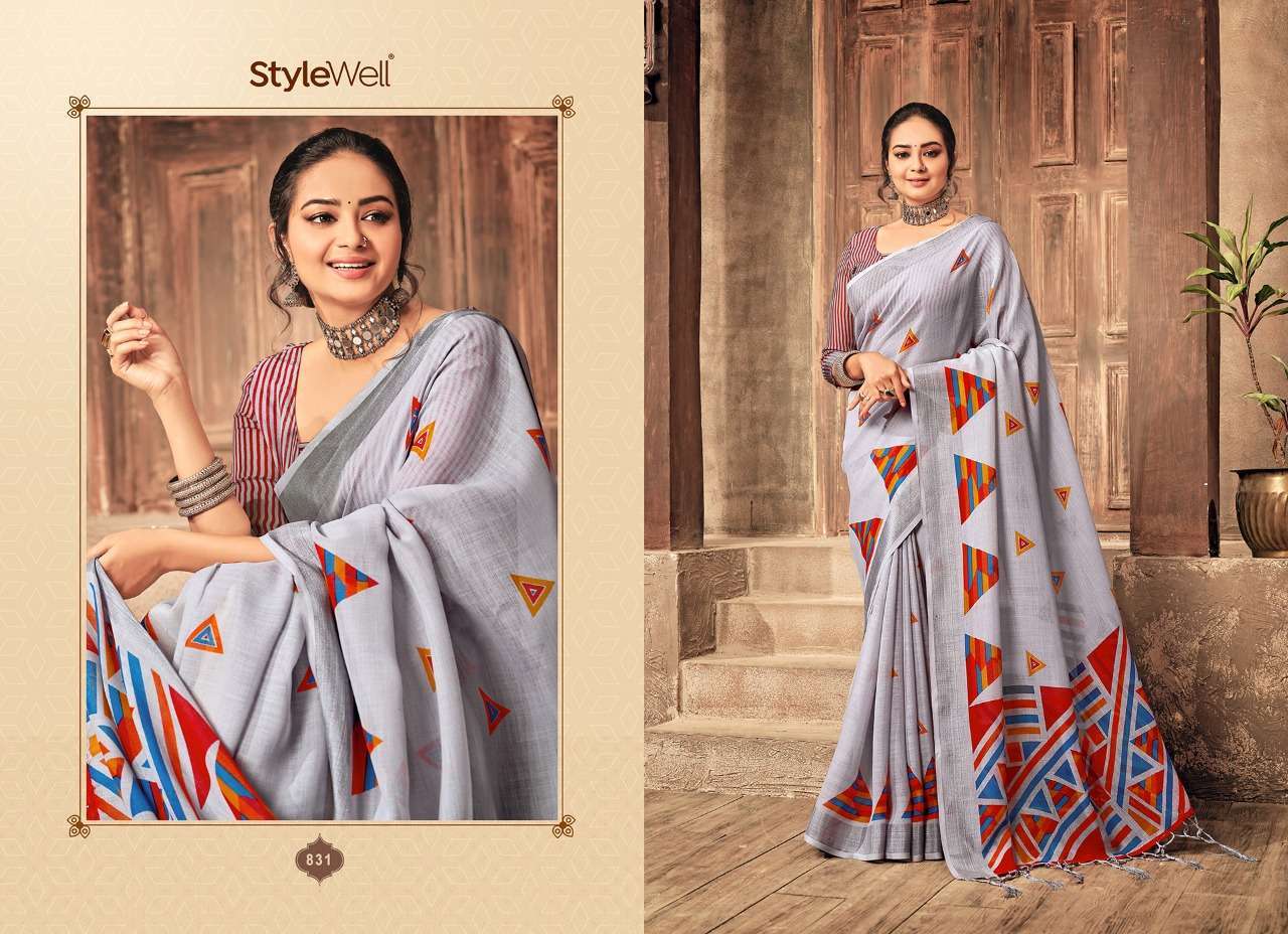 ANUPAMA VOL 3 BY STYLEWELL LINEN DESIGNER SAREES