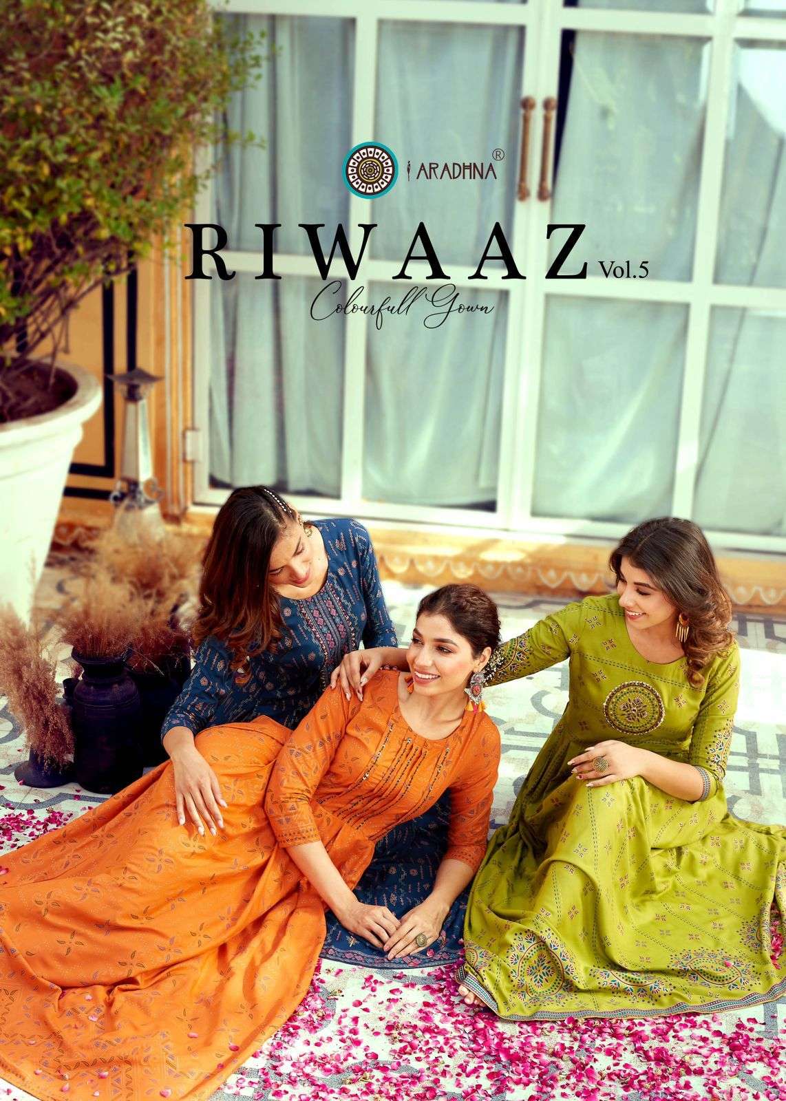 ARADHNA Catalog  RIWAAZ VOL 5 anarkali kurtis wholesale Price