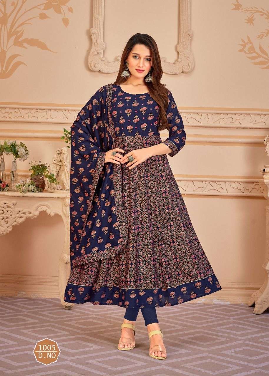 Banwery Pankh Vol 6 Catalog Exclusive Party Wear Kurti With Dupatta