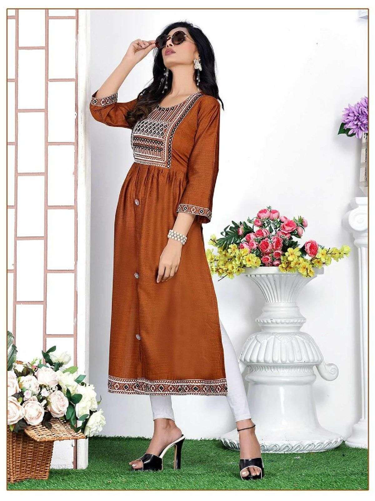 Beauty Queen Blue Bell Catalog Ethnic Wear Designer Kurtis