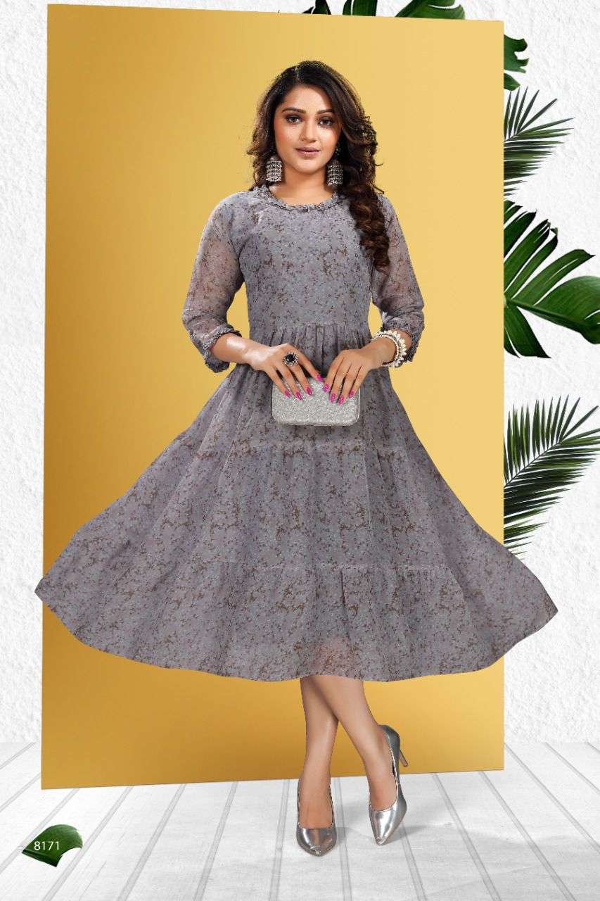 Beauty Queen Kalyani Vol 1 Catalog Georgette Designer Gowns