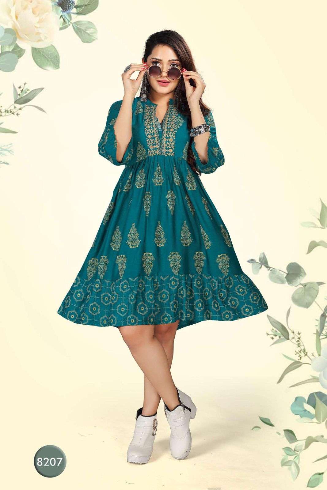 Beauty Queen Vihana Vol 1 Catalog Fancy Western Top Kurtis