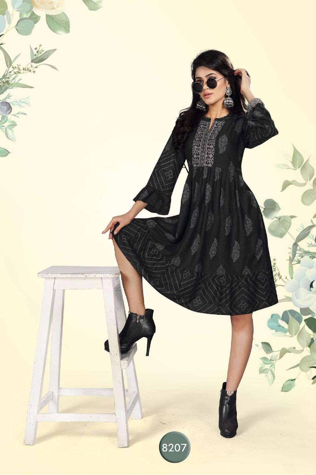 Beauty Queen Vihana Vol 1 Catalog Fancy Western Top Kurtis