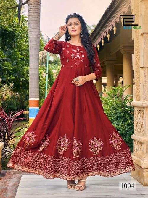 Long anarkali deals kurtis