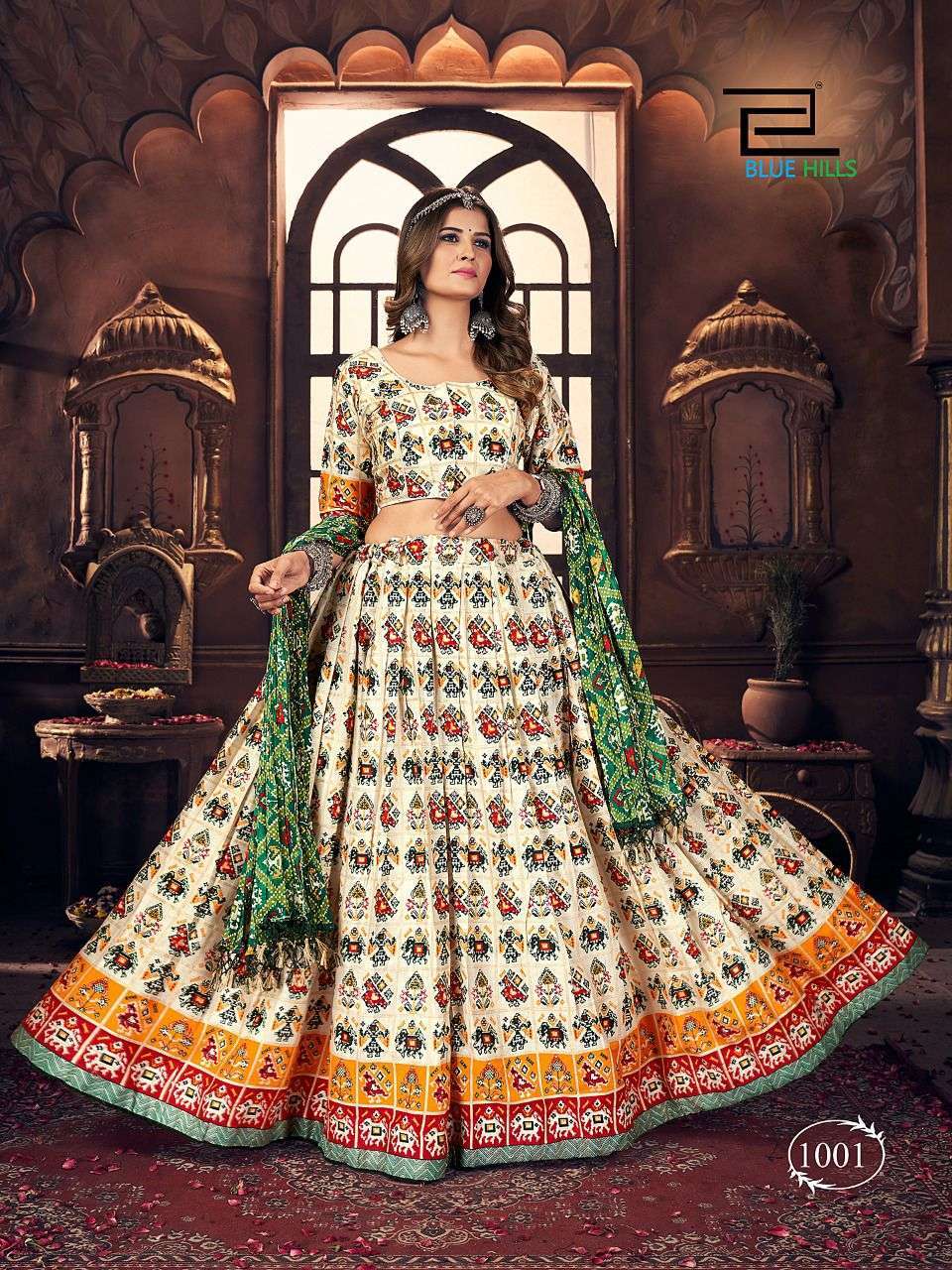 BLUE HILLS NAVRATRI NIGHTS 2022 READY TO WEAR TRADITIONAL LEHANGA BLOUSE DUPATTA SET