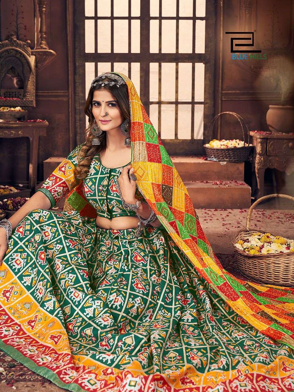 BLUE HILLS NAVRATRI NIGHTS 2022 READY TO WEAR TRADITIONAL LEHANGA BLOUSE DUPATTA SET