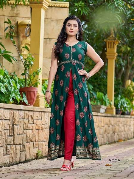 Blue Hills Summer Season Vol 5 Catalog Designer Wear Kurtis