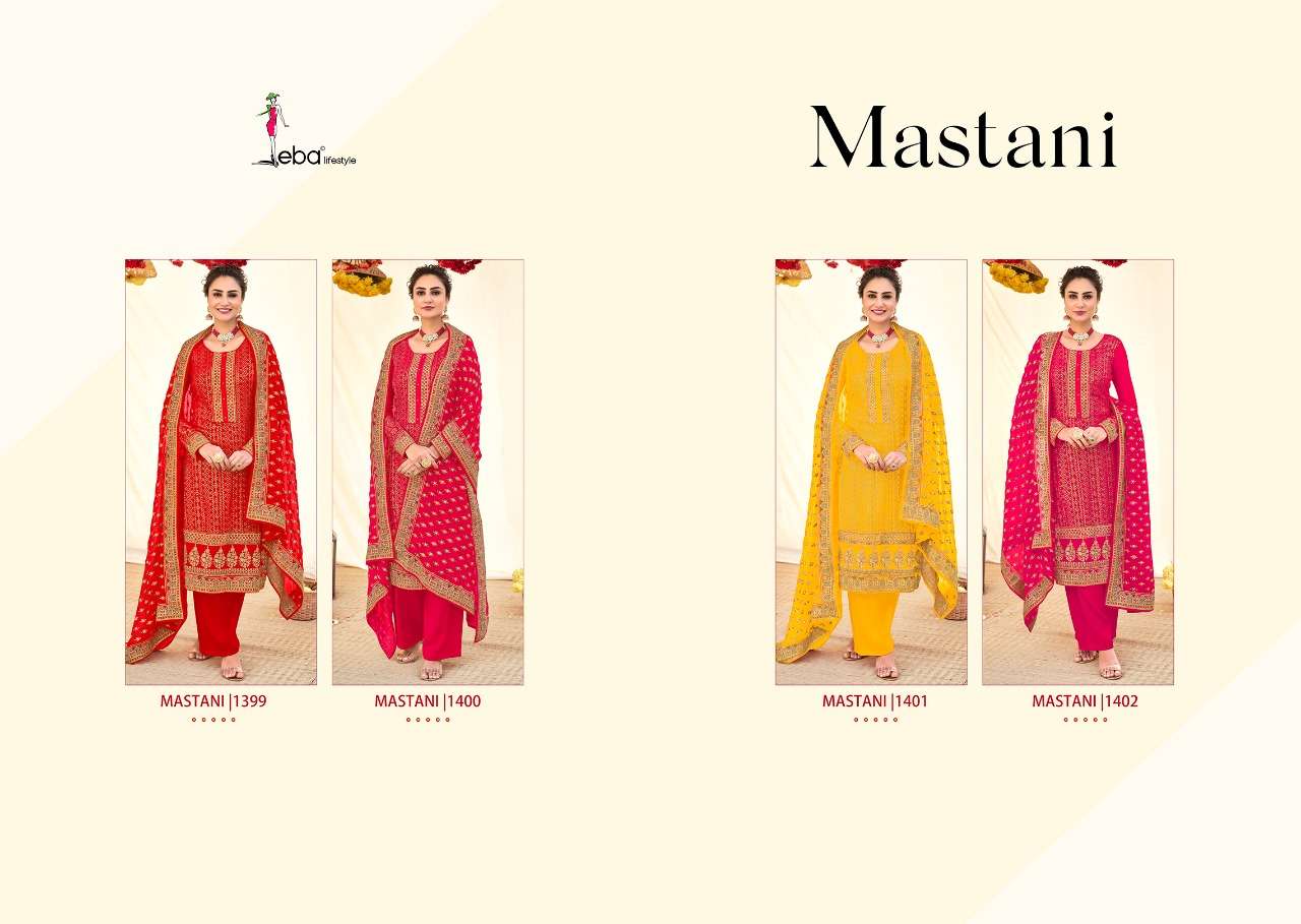 Eba Mastani Catalog Georgette Wear Designer Salwar Kameez