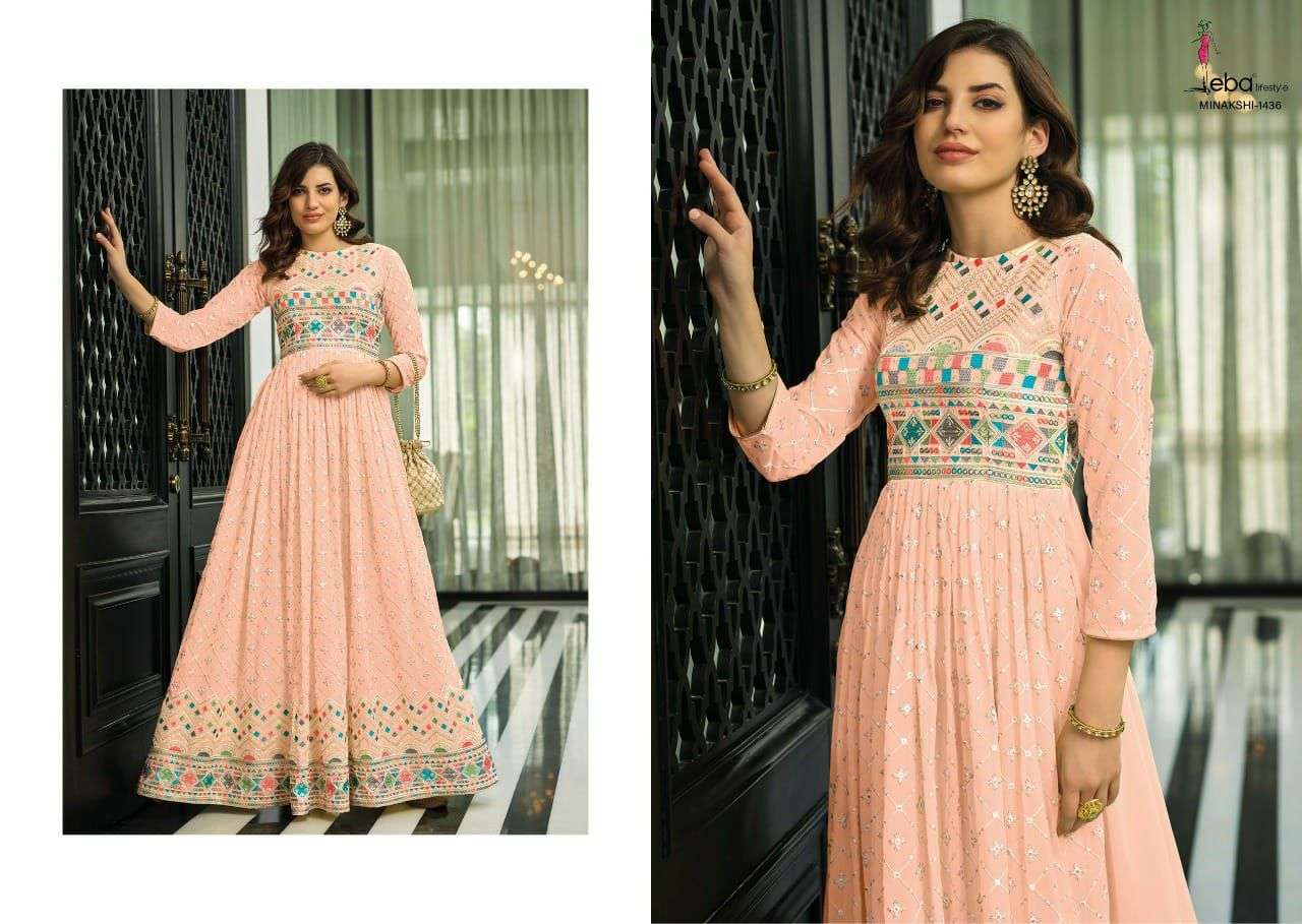 Eba Minakshi Catalog Georgette Readymade Salwar Suits