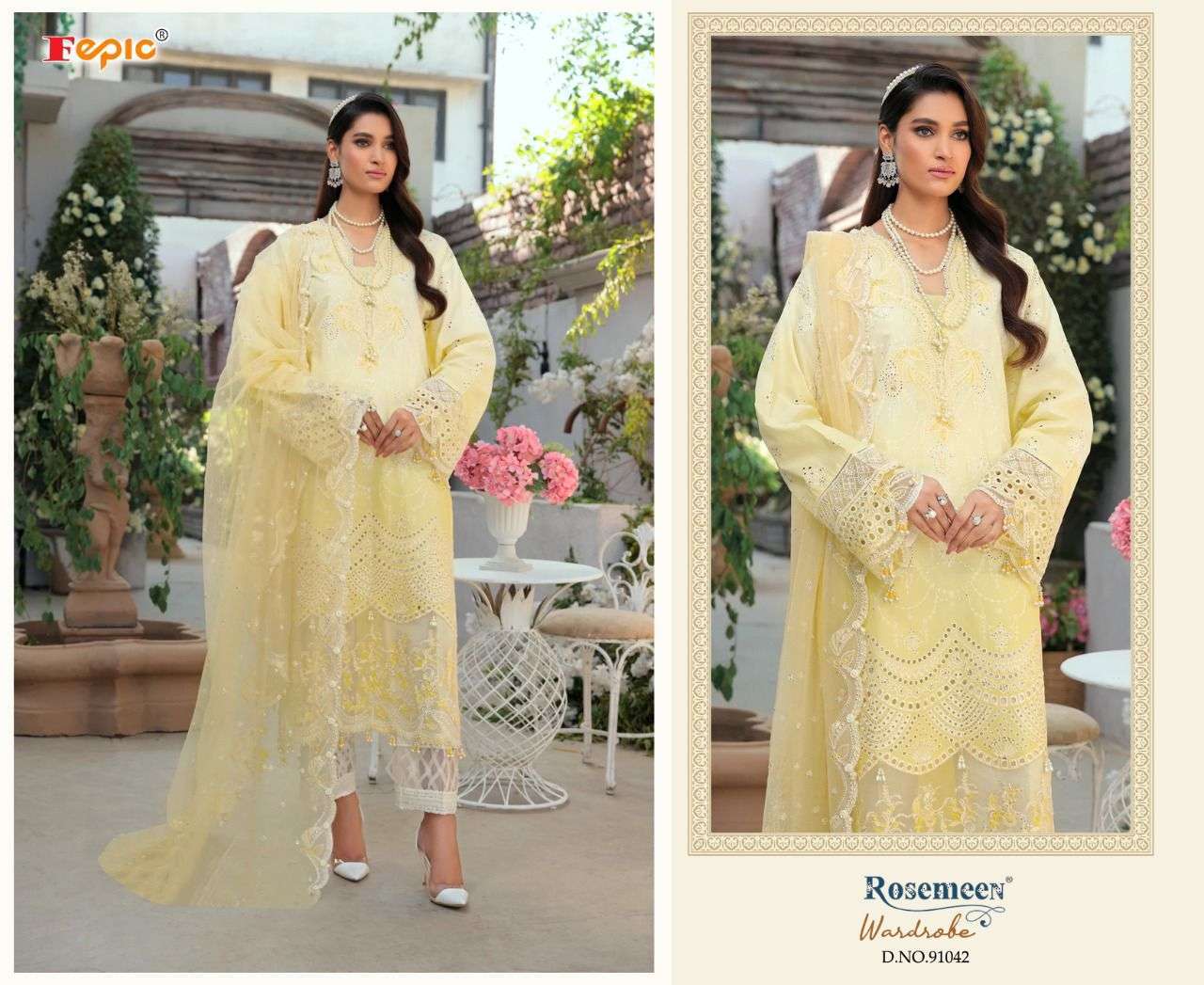 FEPIC WARDROBE PAKISTANI BEAUTIFUL EMBROIDERY SALWAR KAMEEZ