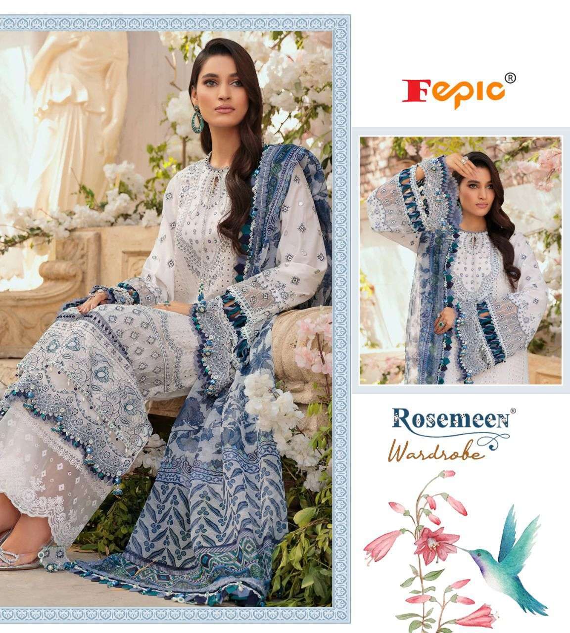 FEPIC WARDROBE PAKISTANI BEAUTIFUL EMBROIDERY SALWAR KAMEEZ