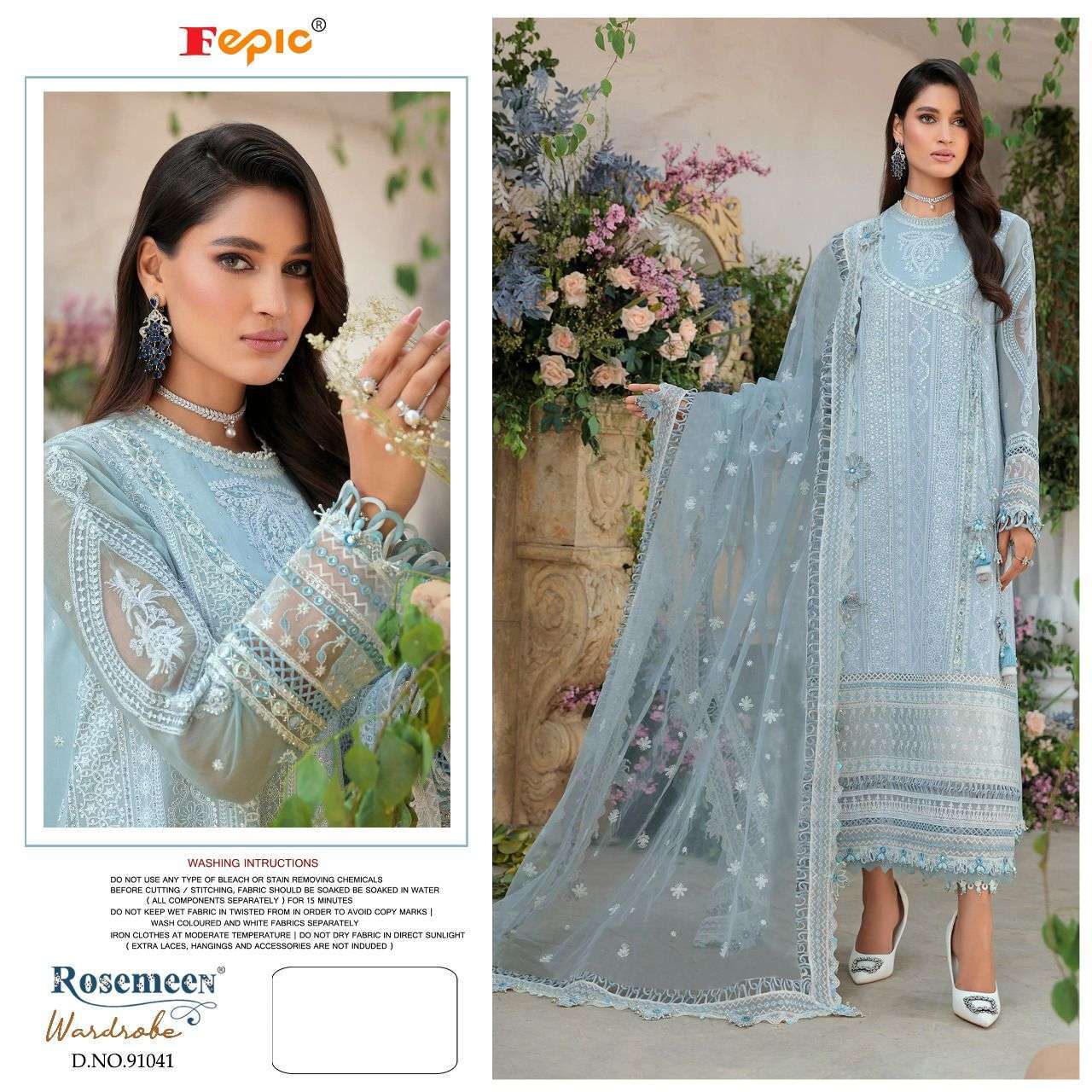 FEPIC WARDROBE PAKISTANI BEAUTIFUL EMBROIDERY SALWAR KAMEEZ