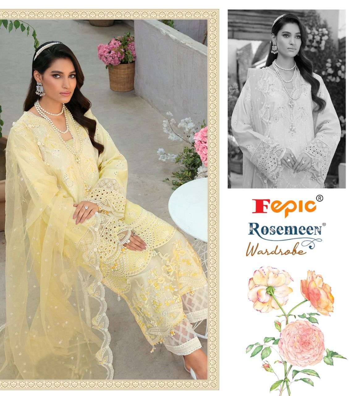 FEPIC WARDROBE PAKISTANI BEAUTIFUL EMBROIDERY SALWAR KAMEEZ