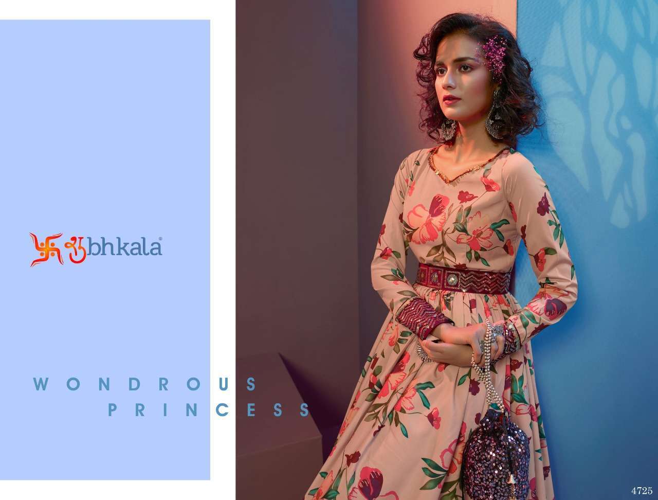 FLORY VOL 19 FESTIVAL STYLE LONG ANARKALI STYLE GOWN COLLECTION WHOLESALER