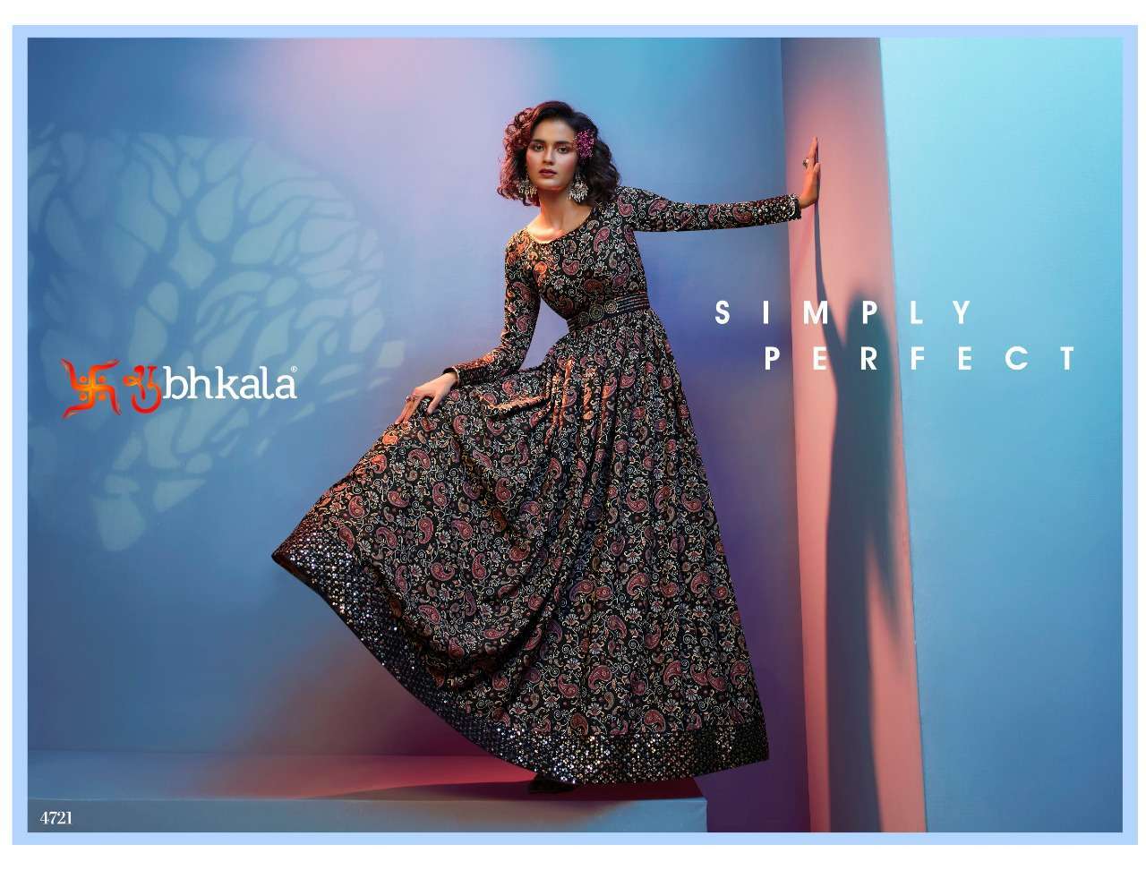 FLORY VOL 19 FESTIVAL STYLE LONG ANARKALI STYLE GOWN COLLECTION WHOLESALER