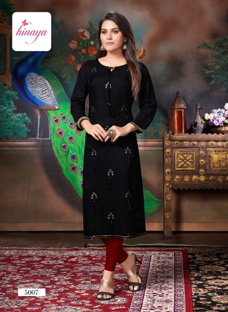 HINAYA PRESENTS Catalogue KAREENA VOL 4 Office Kurtis Catalogue