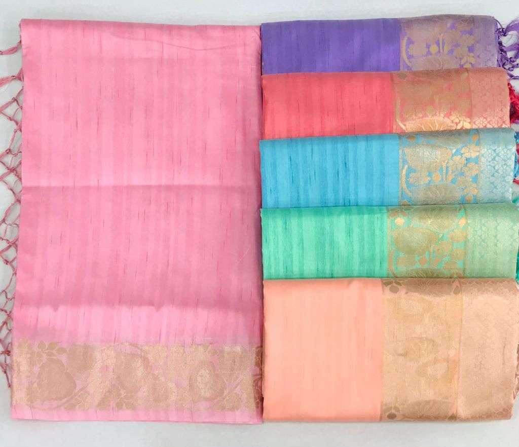 KAABHYA SILK BY RAJTEX TUSSAR SILK HANDLOOM WEAVING DESIGNER SAREE