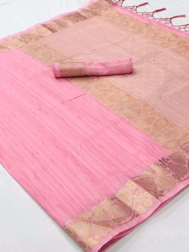 KAABHYA SILK BY RAJTEX TUSSAR SILK HANDLOOM WEAVING DESIGNER SAREE