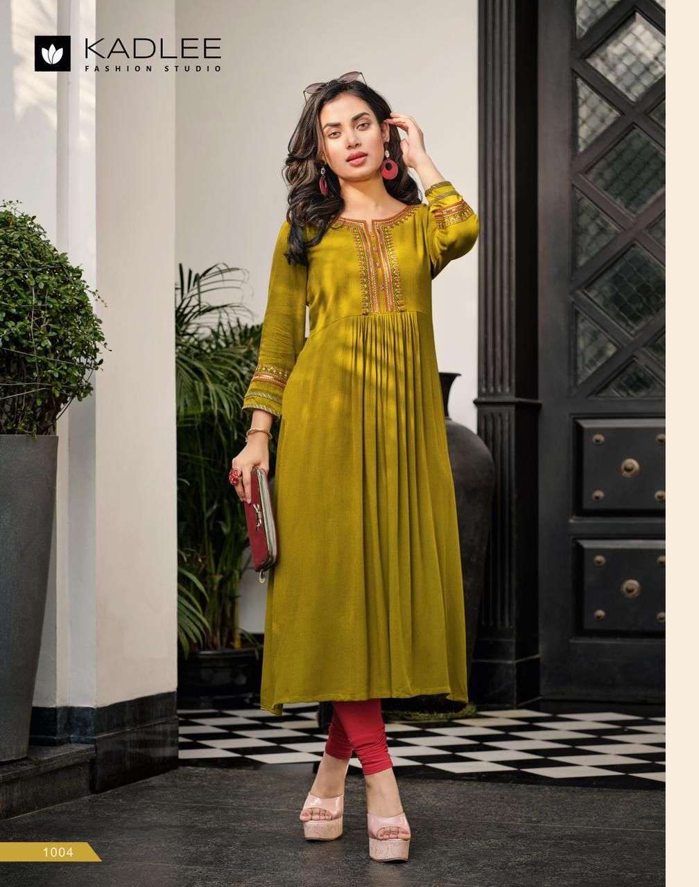 KADLEE (mittoo) Catalog Cinderella Naira Cut Kurtis at wholesale Price