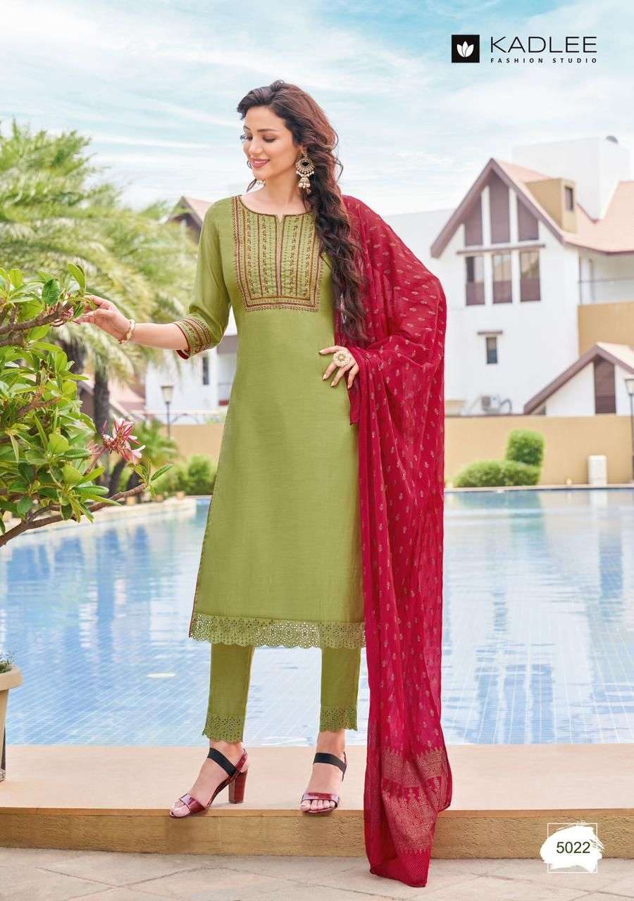 KADLEE (mittoo) Catalog  SHANAYA VOL 4 Top Bottom Dupatta