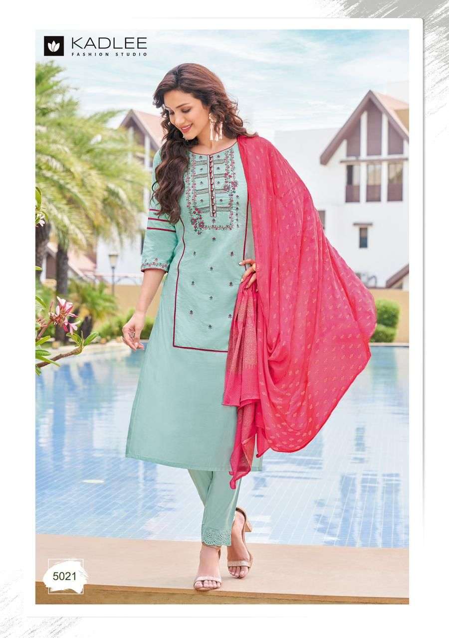 KADLEE (mittoo) Catalog  SHANAYA VOL 4 Top Bottom Dupatta