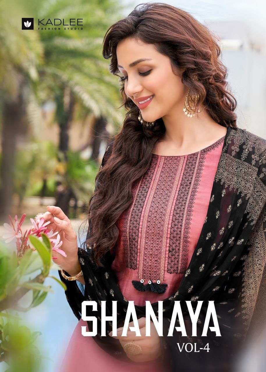 KADLEE (mittoo) Catalog  SHANAYA VOL 4 Top Bottom Dupatta