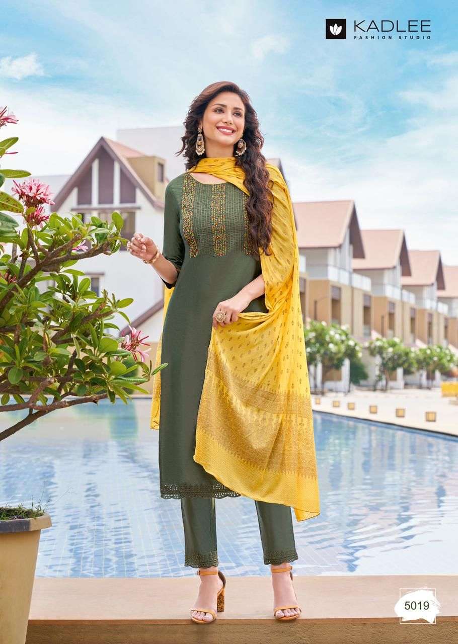 KADLEE (mittoo) Catalog  SHANAYA VOL 4 Top Bottom Dupatta