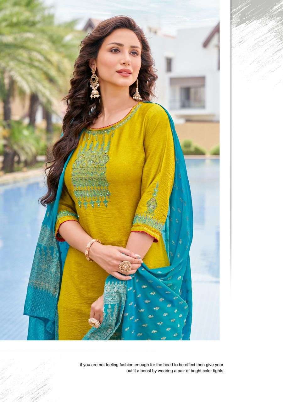 KADLEE (mittoo) Catalog  SHANAYA VOL 4 Top Bottom Dupatta