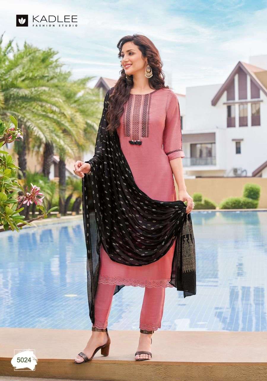 KADLEE (mittoo) Catalog  SHANAYA VOL 4 Top Bottom Dupatta