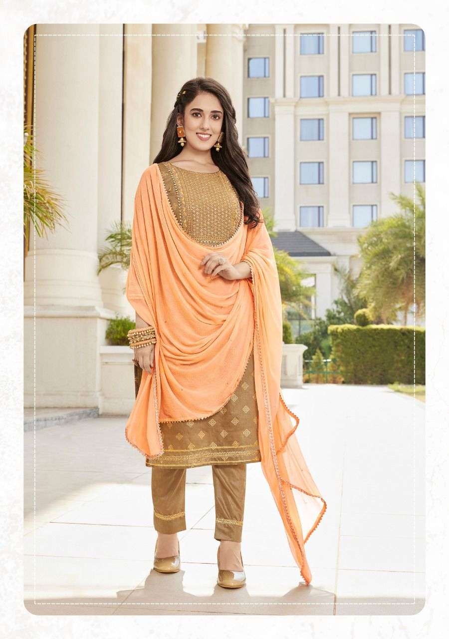 Kajal Style Maan Vol 1 Catalog Exclusive Wear Kurti Bottom With Dupatta